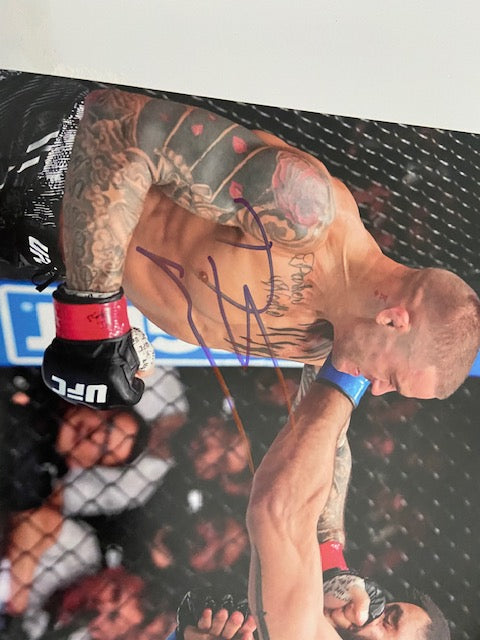 Photo-Dustin Poirier vs St. Denis signed