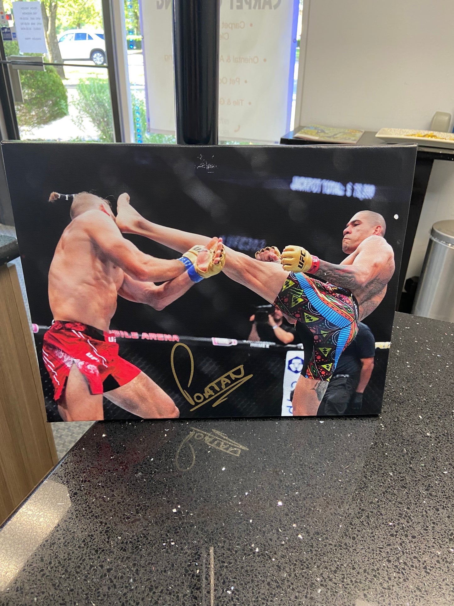 Photo-Canvas 11 by 14 signed Alex Pereira