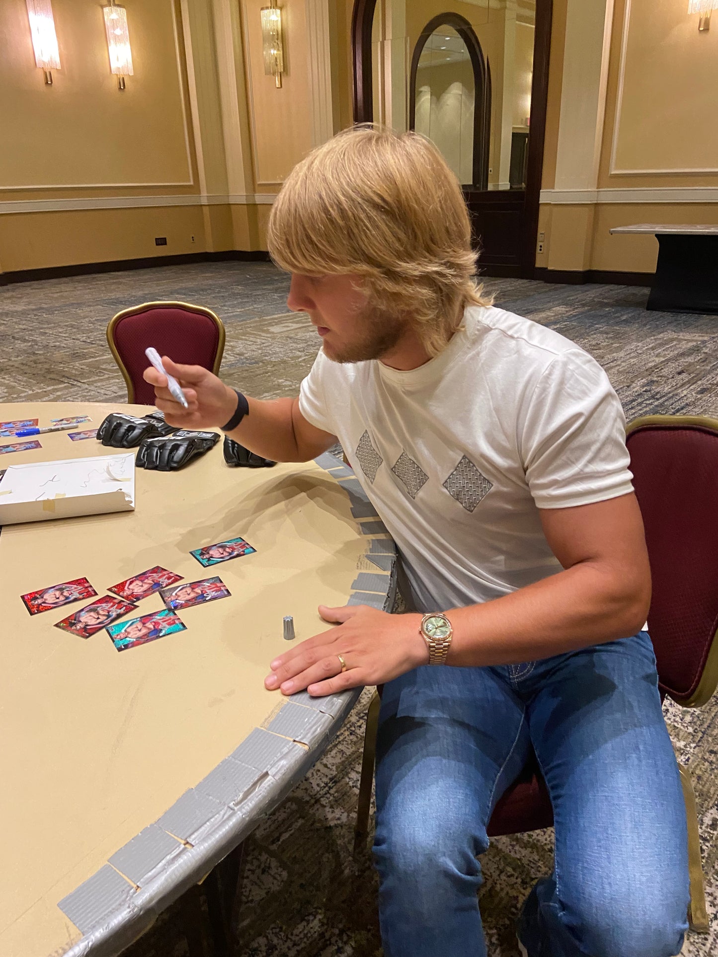 Card-Checkerboard Paddy Signed Topps Finest Card