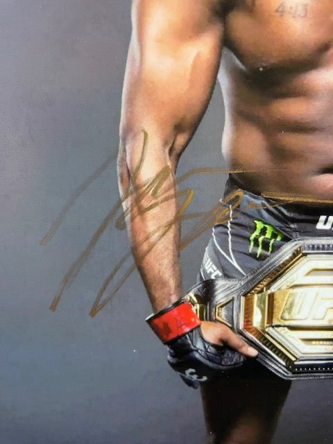 Photo- Jon Jones Signed Photo 8X10