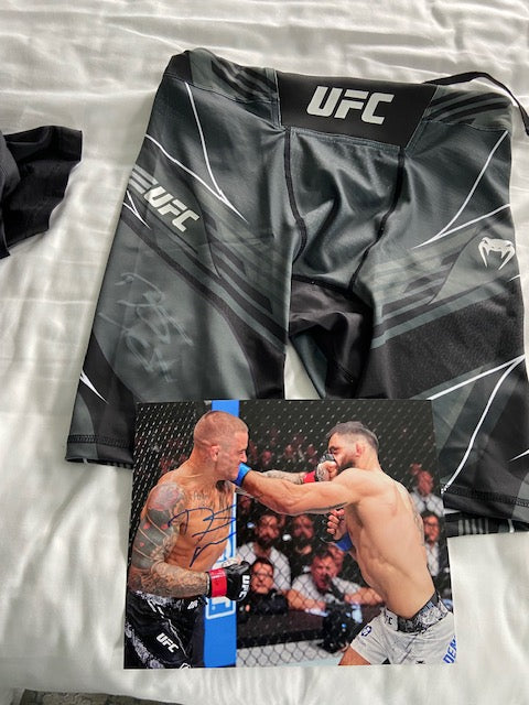 Shorts & Photo Combo - Dustin Poirier