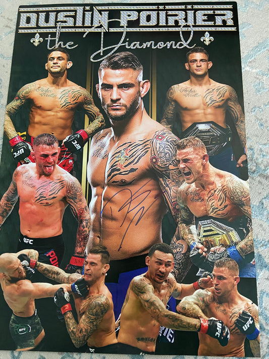 Photo-Poster Oversized Dustin Poirier montage poster