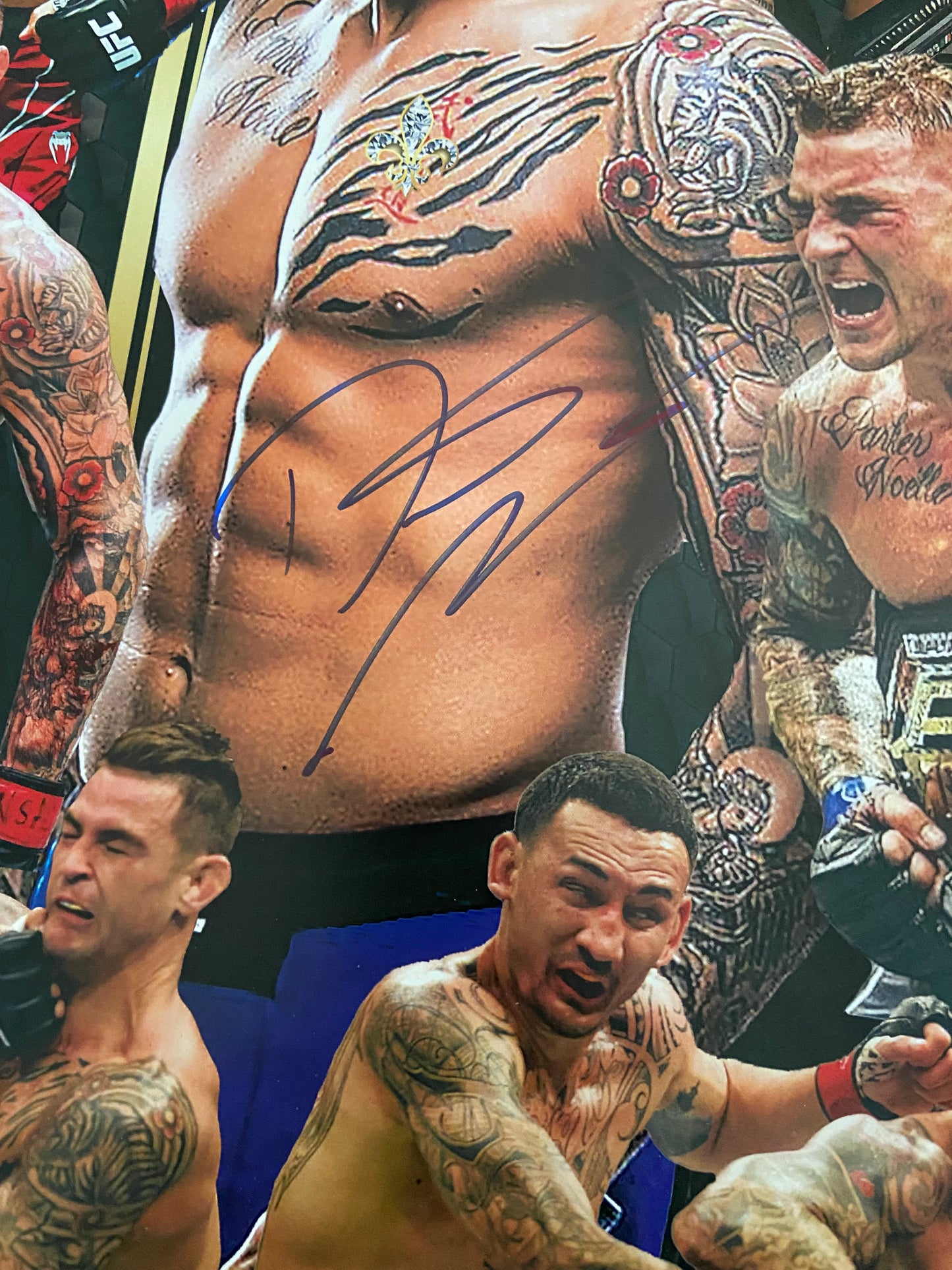 Photo-Poster Oversized Dustin Poirier montage poster