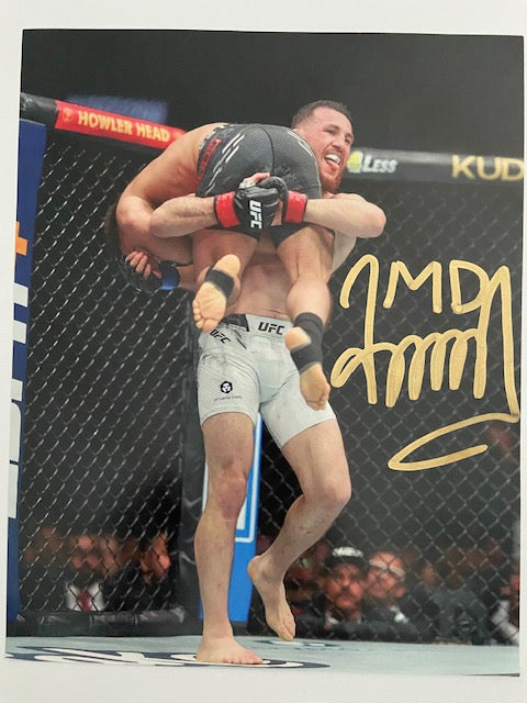 Photo- Merab Dvalishvili signed 8 by 10