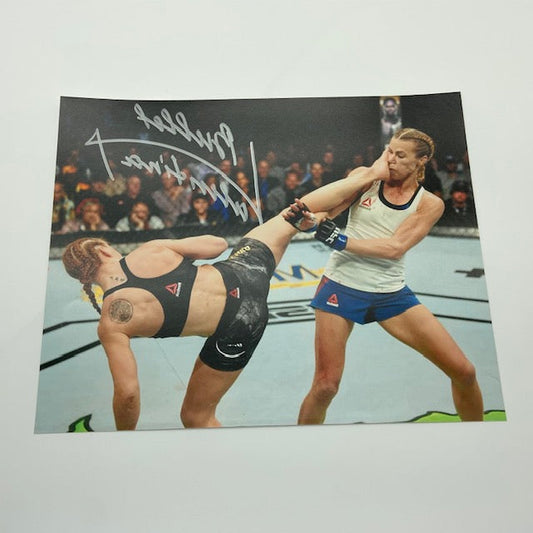 Photo-Valentina Shevchenko signed photo bundle(2 photos)
