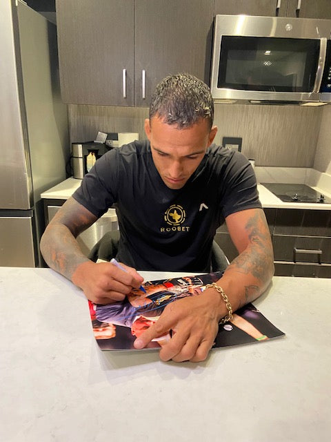 Photo- Charles Oliveira signed 11 by 14 with belt