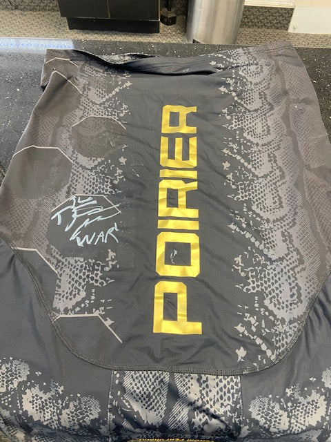 Shirt-Dustin Poirier replica signed UFC walk out- Whoops version