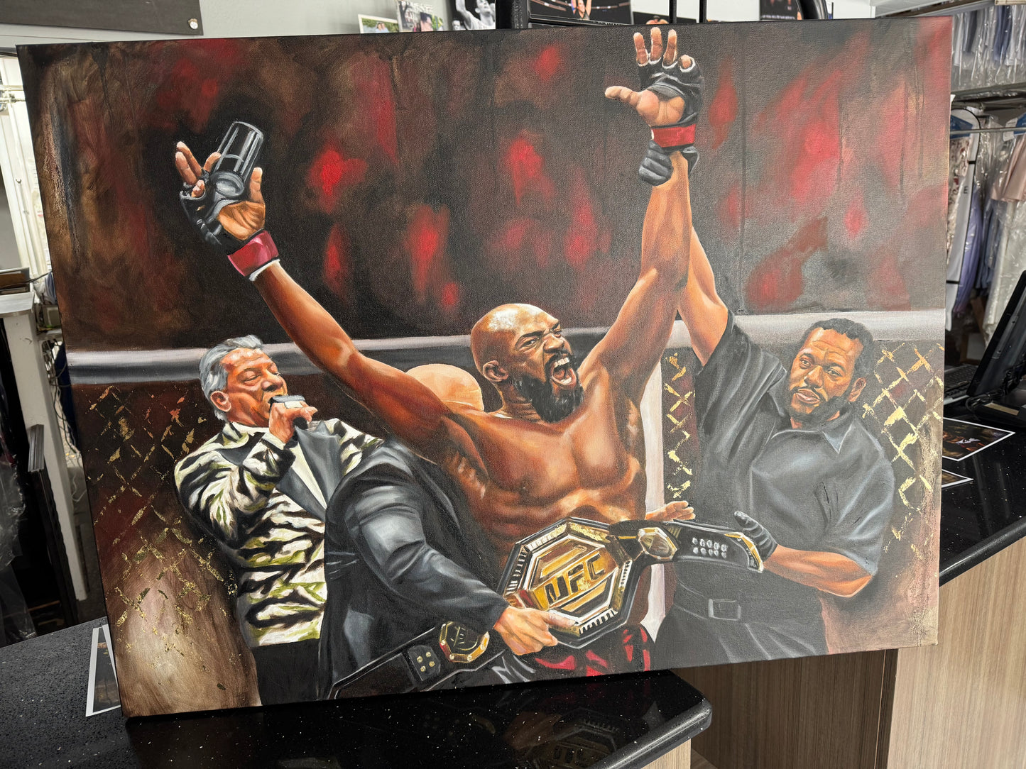Painting-Jon Jones signed
