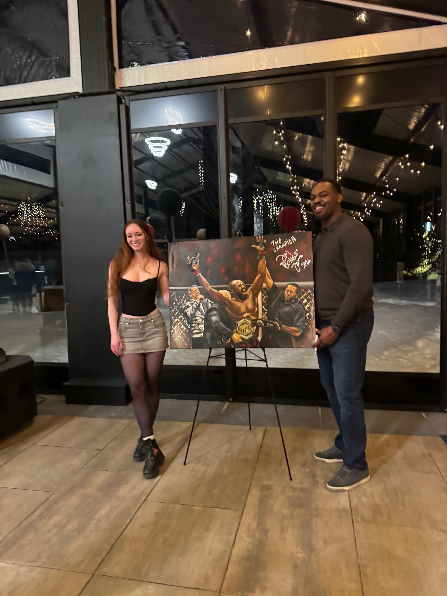 Painting-Jon Jones signed