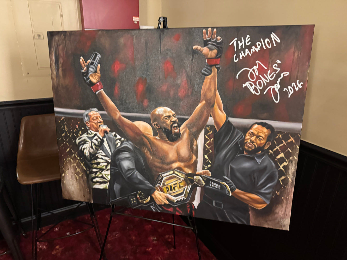 Painting-Jon Jones signed