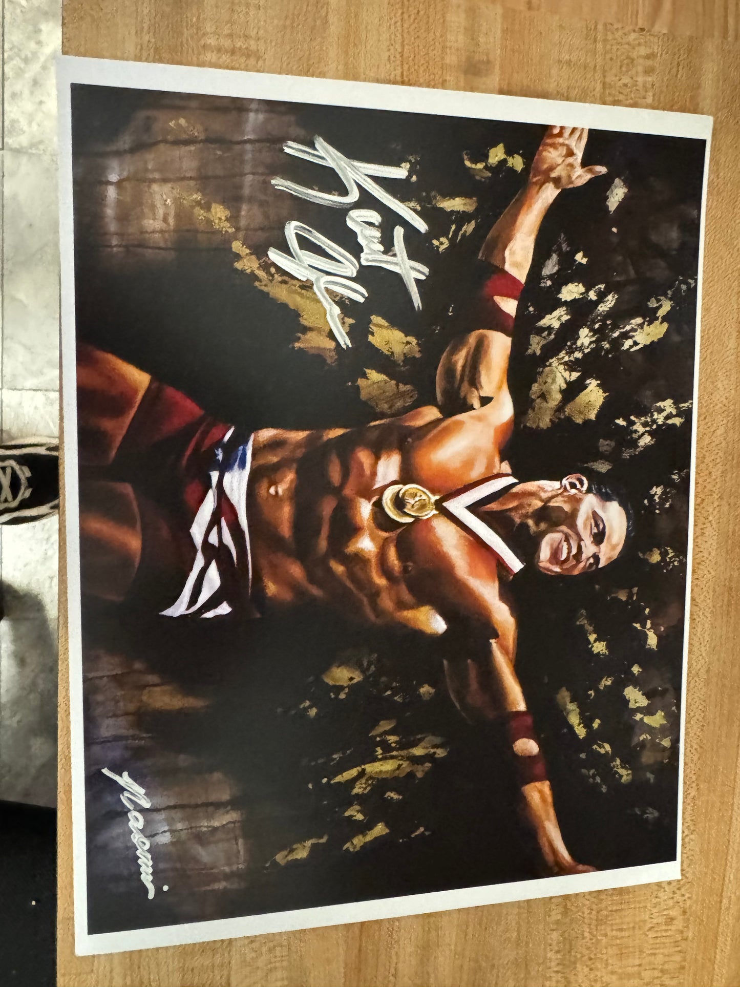 Print-Kurt Angle 8 by 10 signed
