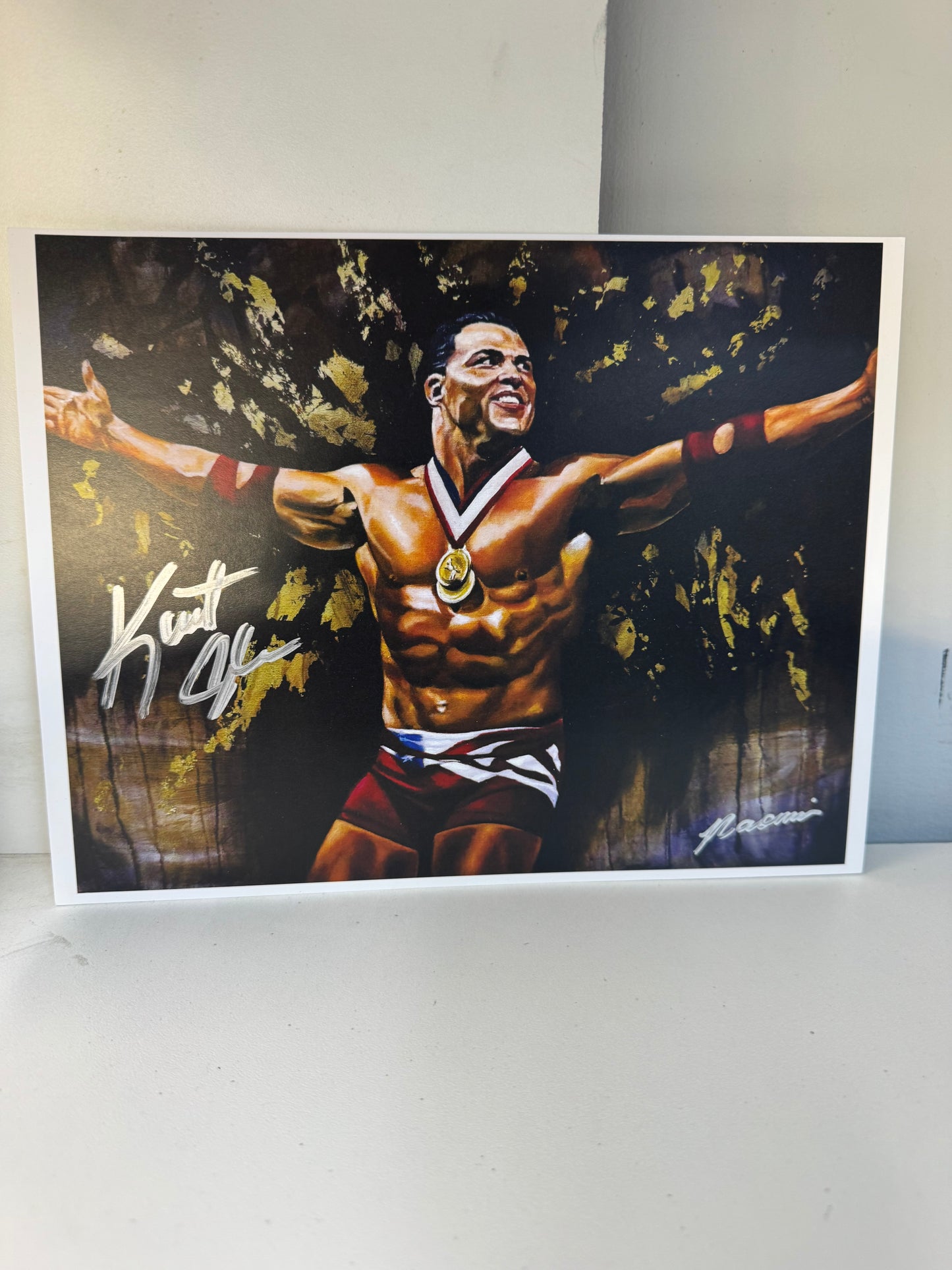 Print-Kurt Angle 8 by 10 signed