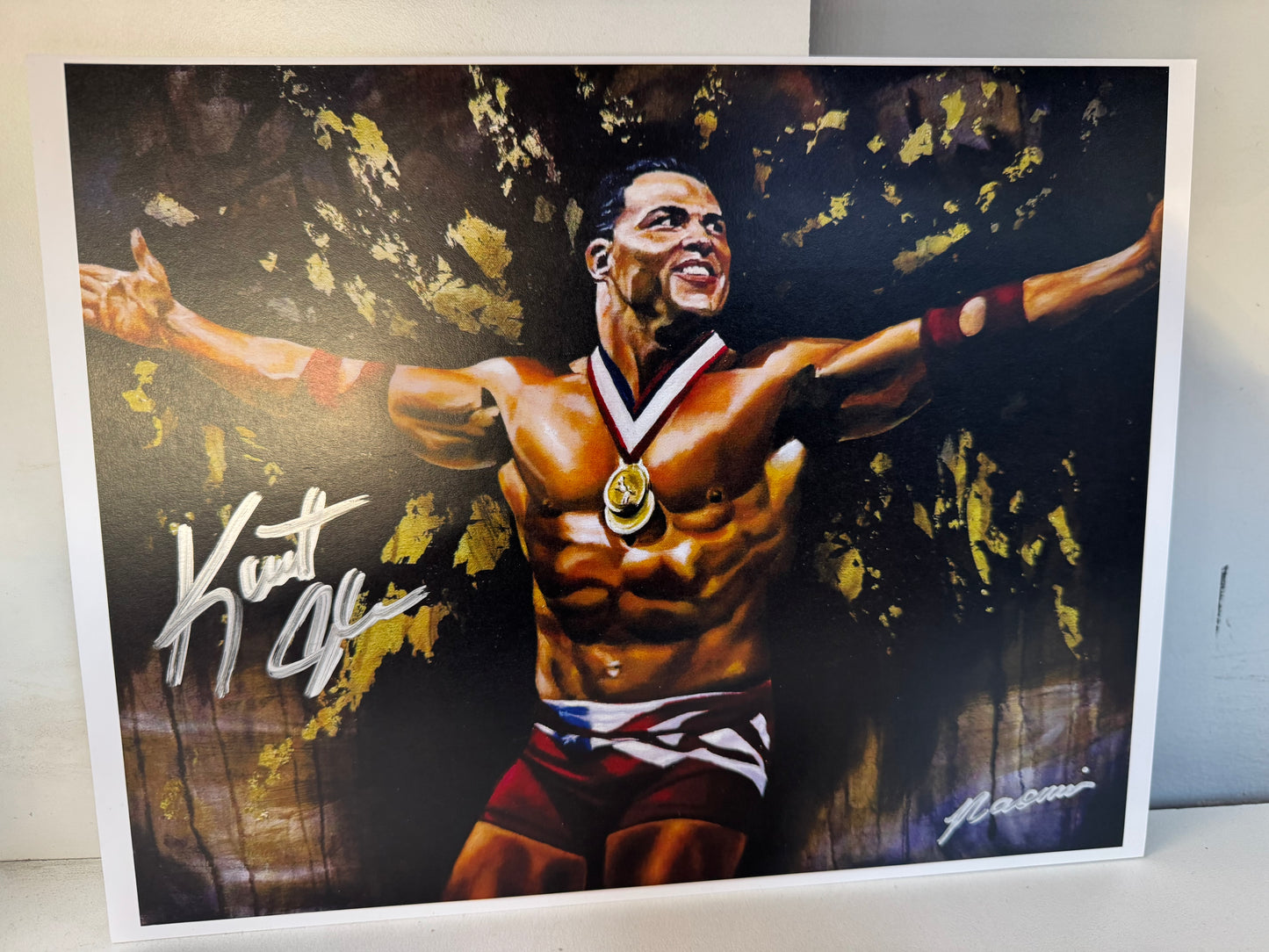 Print-Kurt Angle 8 by 10 signed