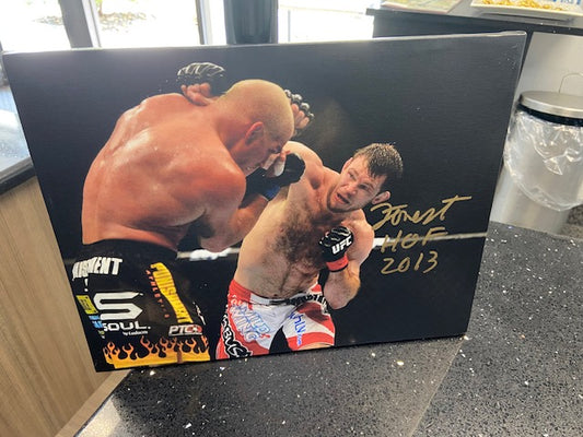 Photo- Forrest Griffin 11 by 14 Canvas