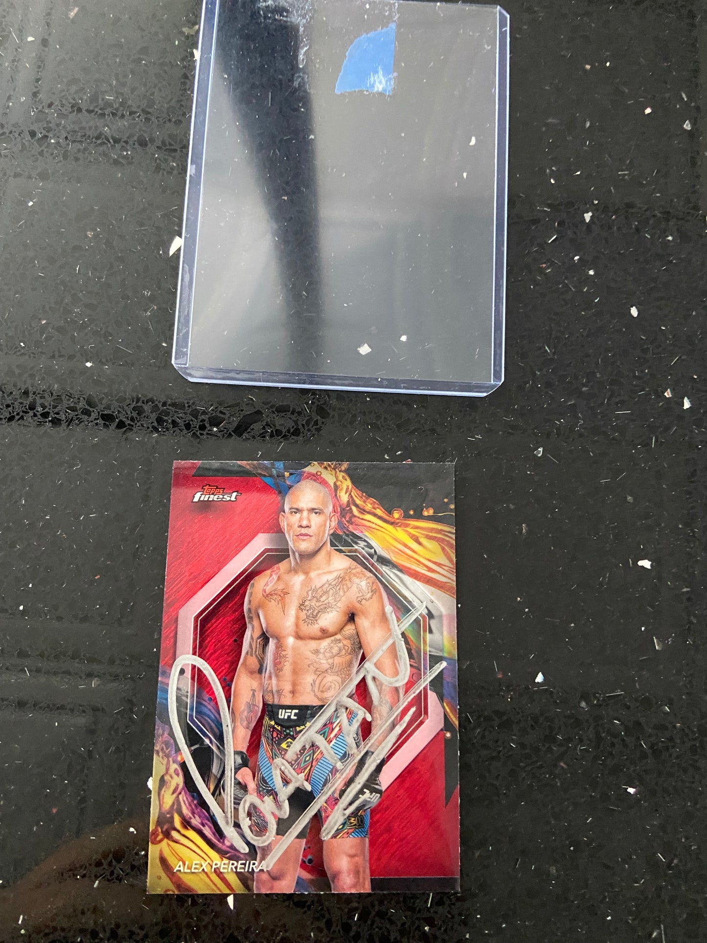 Card-Red-Alex Pereira signed Topps card