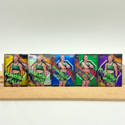 Card-Molly McCann signed Topps Finest 2024 card