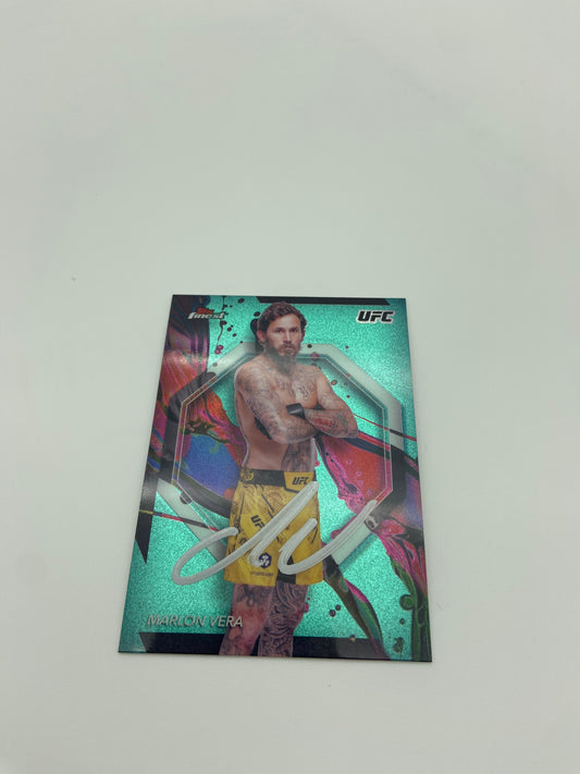 Card- Chito Vera signed Topps Finest Card