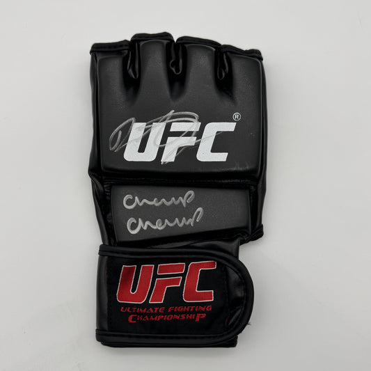 Glove-Demetrious Johnson Signed "Champ Champ" Glove