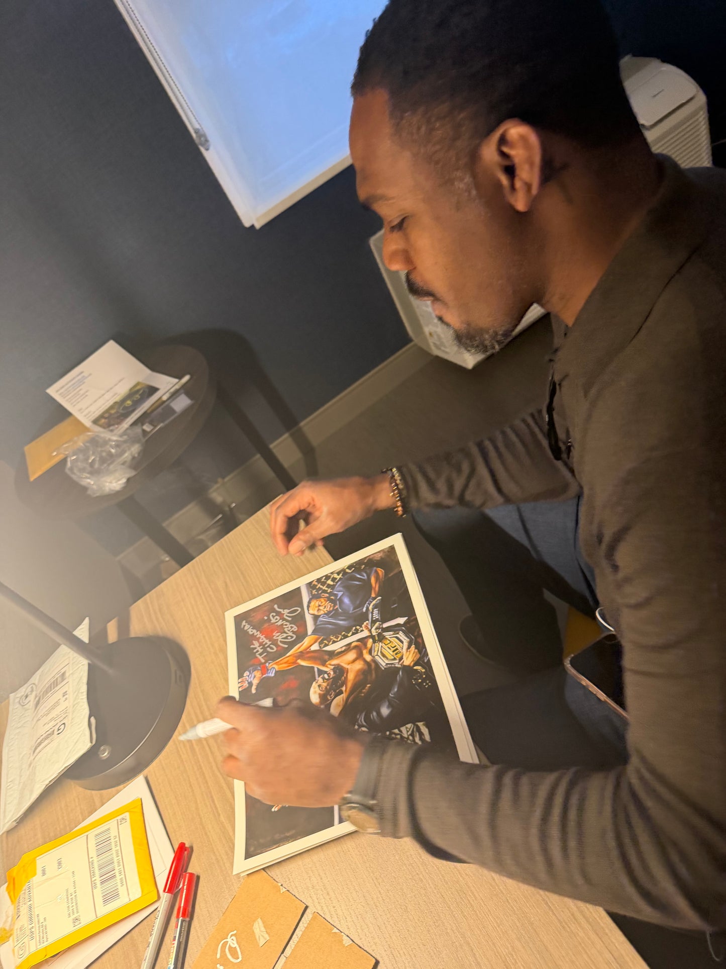 Photo-Jon Jones Signed